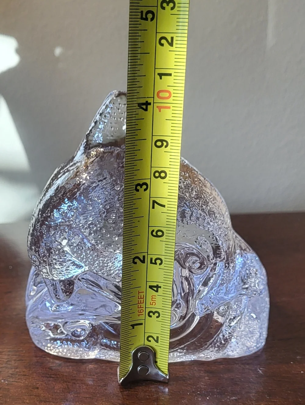 Set of 2 PartyLite Dolphin In Ocean Waves Crystal Tealight Candle Holder Beachy - Picture 9 of 11